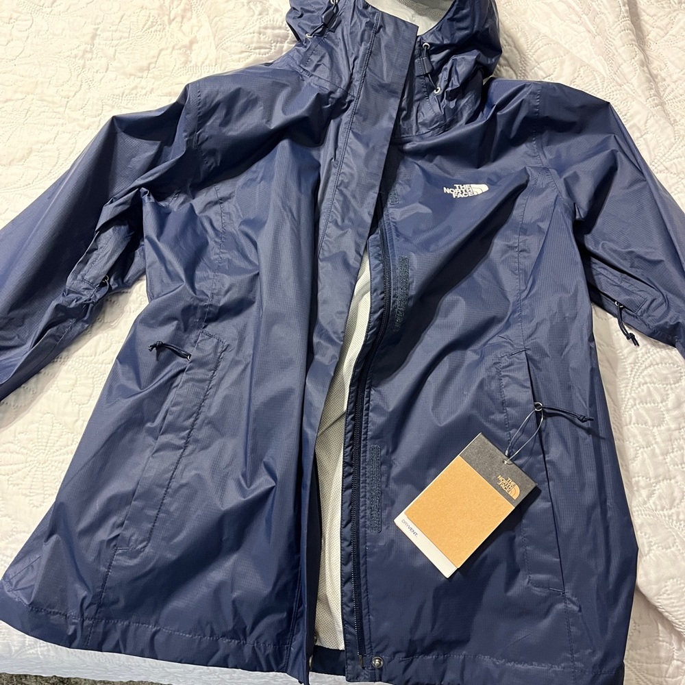 The North Face Navy Blue Rain Jacket